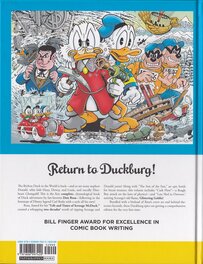 Don Rosa Library vol. 1 back-cover, Fantagraphics Books Don Rosa Library vol. 1 back-cover, Fantagraphics Books