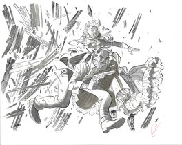 Pierre Alary - Pierre Alary – illustration Gone with the wind - Original Illustration