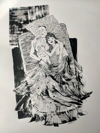 Davide Garota - En couple - Illustration originale