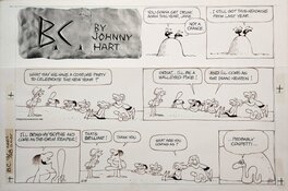 Johnny Hart - B.C. Sunday 1986 - Planche originale