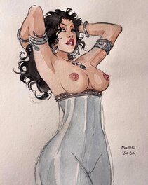 Enrico Marini - Morphea tout en transparence - Illustration originale