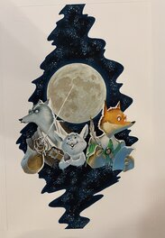 Jean-Luc Masbou - De capes et de crocs - Illustration originale