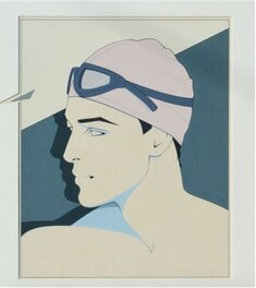 Swimmer Published Painting "The Art of Patrick Nagel" Available for purchase.