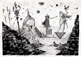 Davide Garota - Tribute to Druillet - - Original Illustration