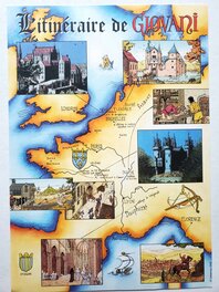Carte sur feuille cartonnée Carte sur feuille cartonnée