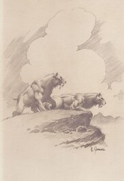 Mark Schultz - Sabretooths - Illustration originale