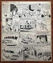 Raymond Reding - (1959) Reding - Prunelle - Le secret d'Heinrich Helm - Planche originale 12 - Comic Strip