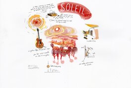 Charles Berberian - Happy end – Soleil - Illustration originale