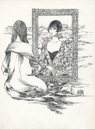 Guido Crepax - Illustration de Valentina Gioconda - Original Illustration
