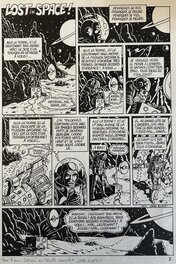 Jal - Jal, planche non gag mélancolique, Lost in Space, 4e couverture Pan!#3, 2021. - Planche originale