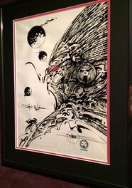 Et un Superbe Dracula Le Roi Vampire , avec un Très Bel Encadrement , Merci a son Propriétaire pour la Photo , au Fan du Dru-Dru