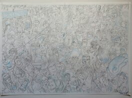 Crayonné de la couv des 50 ans de FG