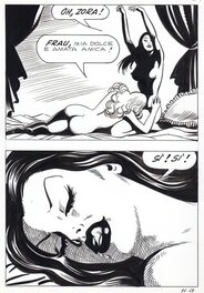 Balzano Birago, Zora la vampira#96, Il Dottor Morten, planche n°69, 1975. Balzano Birago, Zora la vampira#96, Il Dottor Morten, planche n°69, 1975.