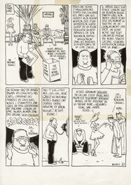 Moebius - Histoire courte Le Tueur à gages – planche originale 11 - Planche originale