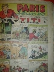 Titi, page imprimée, journal 1946 Titi, page imprimée, journal 1946