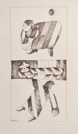 Violet Elzbieta - Cart'à chat - Original Illustration