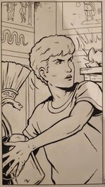 Alix - Par-delà le Styx - case qui a servi de base pour un ex-libris