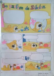 André Oulié - Planche originale d'André Oulié - Pollux - Le Parfum de Zébulon - Page 1 de l'album - Planche originale