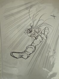 Jérôme Alquié - Saint seiya  shiryu - Planche originale