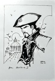 Enrico Marini - Le Scorpion - dessin original - Original Illustration