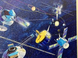 Octo–Orbital : Huit sentinelles en orbite (zoom)