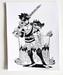 oTTami - Dessin original de l'Inktober 2025 : Zagreus de Hades par oTTami ! - Original Illustration