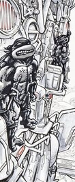 Batman/Tmnt III (#2, planche 9, détail) Batman/Tmnt III (#2, planche 9, détail)