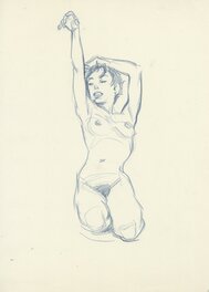 Juanjo Guarnido - Crayonné pour un nu - Original art