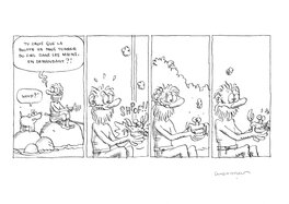 Luc Cromheecke - (5/6) L'île carrément perdue / Het godvrrgeten eiland - Comic Strip