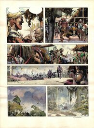 Enrique Breccia - Lope de Aguirre - Planche originale