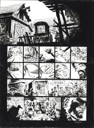 Ralph Meyer - Meyer : Undertaker tome 1 planche 13 - Comic Strip