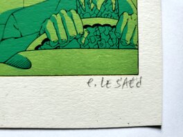 Signée e. LE SAËC Signée e. LE SAËC