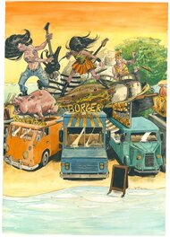 Arnaud Michel - Foodtruck Festival SAint-Pol de Léon 2026 - Original Illustration