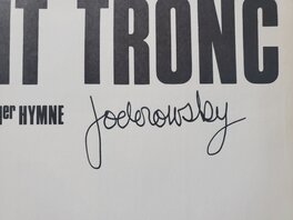 Signature du Scénariste : Jodorowsky Signature du Scénariste : Jodorowsky