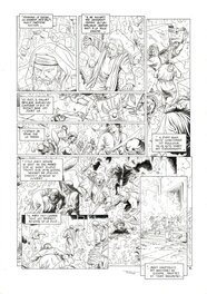 Planche originale "Les Chemins de L'Exil"