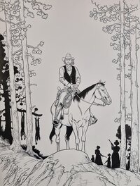 Original Cover - Western - La vallée des oubliées - couverture