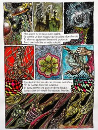 Gama Benzeno - Elévation, Charles Baudelaire - les fleurs du mal, mise en couleur de la planche originale 2/3 - Mise en couleur