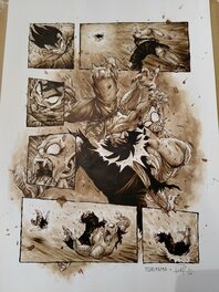 Juapi - Dragon Ball  - Akira Toriyama - Planche originale