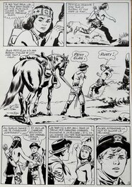 Carlo Marcello - Rintintin & Rusty - Planche originale