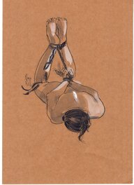 Marc Rouchairoles - Shibari 02 - Planche originale