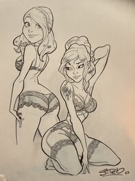 Siteb - Page Titre - Les Filles Du Dessous - Illustration originale