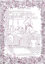 Planche originale - Agnès Maupré - Le journal d'Aurore Tome 1