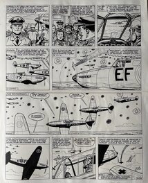 Victor Hubinon - Oncle Paul/Buck Danny Integrale 14 - Hodgkinson L’Infirme - Planche originale