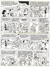 Michel Greg - Planche de Achille Talon, Tome 16 "Le Trésor de Virgule" 1977, Greg - Planche originale