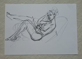 Croquis préparatoire (autre feuille)