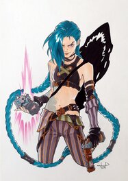 Livia Pastore - Jinx, Arcane - Original Illustration