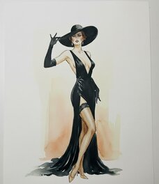 Leone Frollo - Pin-Up - Illustration originale
