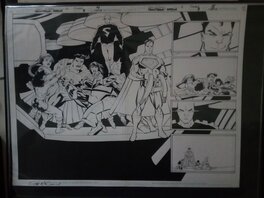 Scott McDaniel - Jla double splash / scott mcdaniel - Comic Strip