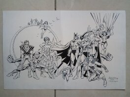 Joe Rubinstein - JLA / joe rubinstein - Illustration originale