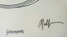 Signé : Malfin Signé : Malfin